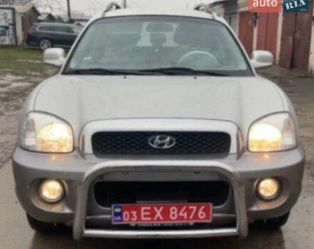 Серый Хендай Санта Фе, объемом двигателя 2.4 л и пробегом 220 тыс. км за 6750 $, фото 10 на Automoto.ua