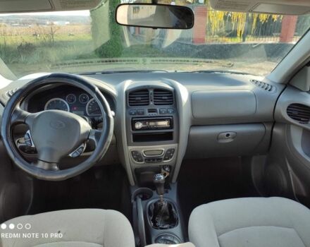 Сірий Хендай Санта Фе, об'ємом двигуна 2 л та пробігом 235 тис. км за 4099 $, фото 4 на Automoto.ua