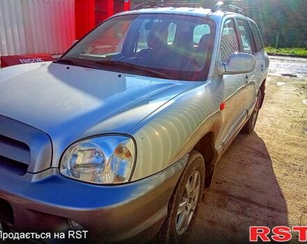 Серый Хендай Санта Фе, объемом двигателя 2 л и пробегом 252 тыс. км за 6000 $, фото 3 на Automoto.ua