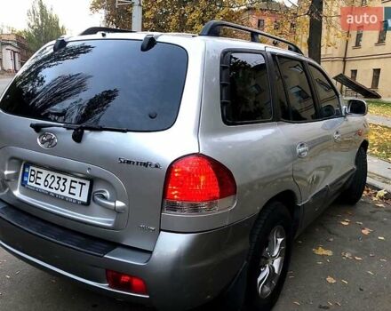 Серый Хендай Санта Фе, объемом двигателя 2 л и пробегом 278 тыс. км за 6850 $, фото 1 на Automoto.ua