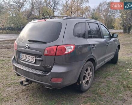Серый Хендай Санта Фе, объемом двигателя 2.2 л и пробегом 297 тыс. км за 5000 $, фото 7 на Automoto.ua