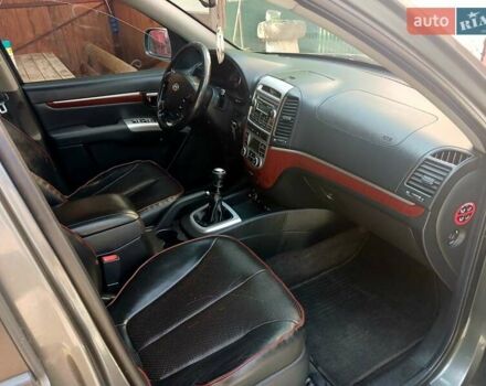 Серый Хендай Санта Фе, объемом двигателя 2.2 л и пробегом 223 тыс. км за 8850 $, фото 7 на Automoto.ua