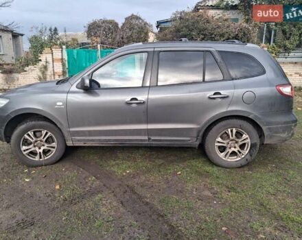 Серый Хендай Санта Фе, объемом двигателя 2.2 л и пробегом 297 тыс. км за 5299 $, фото 4 на Automoto.ua
