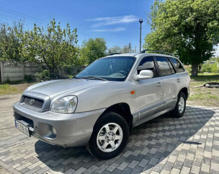 Серый Хендай Санта Фе, объемом двигателя 2 л и пробегом 123 тыс. км за 6555 $, фото 3 на Automoto.ua