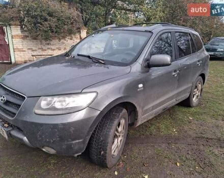 Серый Хендай Санта Фе, объемом двигателя 2.2 л и пробегом 297 тыс. км за 5299 $, фото 9 на Automoto.ua