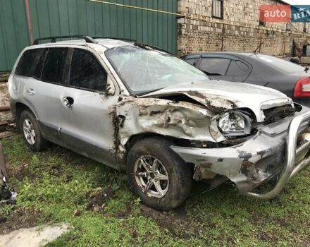 Серый Хендай Санта Фе, объемом двигателя 2 л и пробегом 170 тыс. км за 2500 $, фото 3 на Automoto.ua