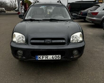 Серый Хендай Санта Фе, объемом двигателя 2 л и пробегом 344 тыс. км за 3095 $, фото 2 на Automoto.ua