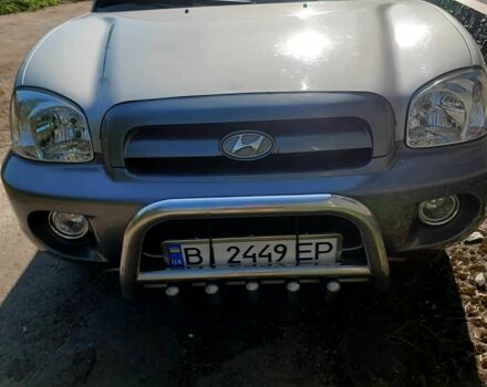 Серый Хендай Санта Фе, объемом двигателя 2 л и пробегом 200 тыс. км за 7650 $, фото 15 на Automoto.ua
