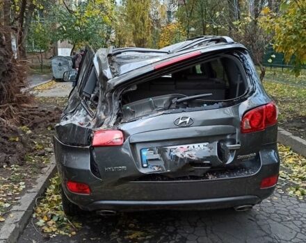 Серый Хендай Санта Фе, объемом двигателя 2.2 л и пробегом 170 тыс. км за 5000 $, фото 1 на Automoto.ua