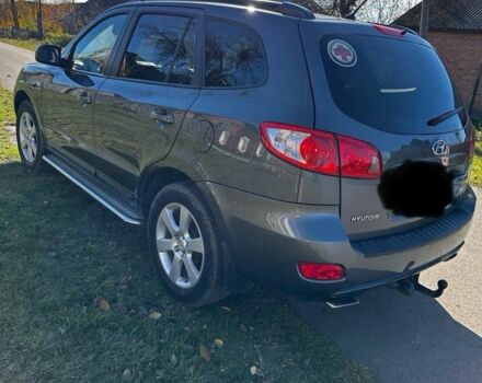 Серый Хендай Санта Фе, объемом двигателя 2.2 л и пробегом 350 тыс. км за 7157 $, фото 4 на Automoto.ua