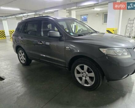 Серый Хендай Санта Фе, объемом двигателя 2.2 л и пробегом 264 тыс. км за 8880 $, фото 6 на Automoto.ua