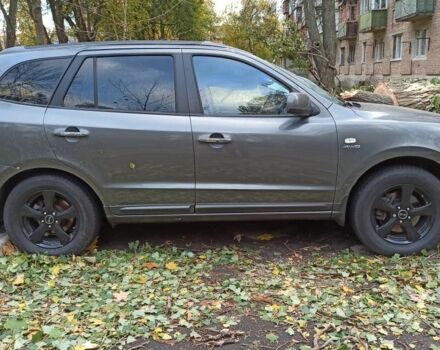 Серый Хендай Санта Фе, объемом двигателя 2.2 л и пробегом 170 тыс. км за 5000 $, фото 6 на Automoto.ua