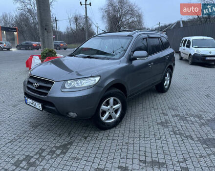Серый Хендай Санта Фе, объемом двигателя 2.2 л и пробегом 160 тыс. км за 8600 $, фото 3 на Automoto.ua