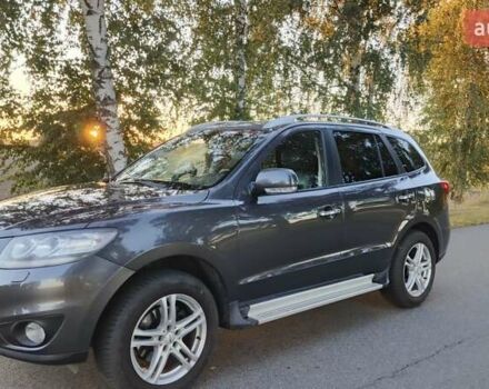Серый Хендай Санта Фе, объемом двигателя 2.2 л и пробегом 222 тыс. км за 12500 $, фото 8 на Automoto.ua