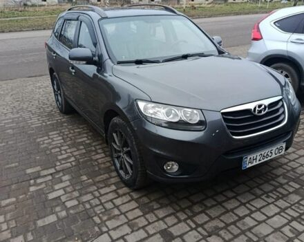 Серый Хендай Санта Фе, объемом двигателя 2.2 л и пробегом 180 тыс. км за 10700 $, фото 2 на Automoto.ua