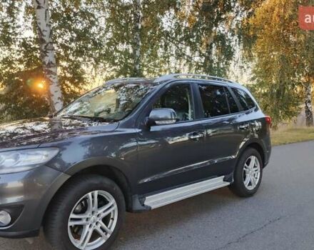 Серый Хендай Санта Фе, объемом двигателя 2.2 л и пробегом 222 тыс. км за 12500 $, фото 1 на Automoto.ua