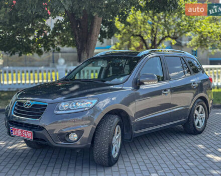 Серый Хендай Санта Фе, объемом двигателя 2.2 л и пробегом 229 тыс. км за 11900 $, фото 7 на Automoto.ua