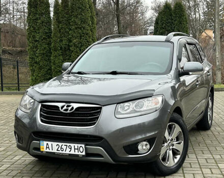 Серый Хендай Санта Фе, объемом двигателя 2.2 л и пробегом 197 тыс. км за 12900 $, фото 1 на Automoto.ua