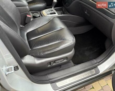 Серый Хендай Санта Фе, объемом двигателя 2.2 л и пробегом 200 тыс. км за 13200 $, фото 1 на Automoto.ua