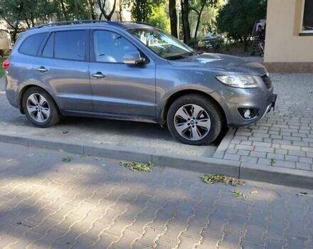 Сірий Хендай Санта Фе, об'ємом двигуна 2.2 л та пробігом 190 тис. км за 14700 $, фото 3 на Automoto.ua