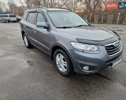 Серый Хендай Санта Фе, объемом двигателя 2.2 л и пробегом 165 тыс. км за 12500 $, фото 2 на Automoto.ua