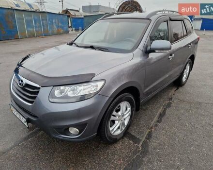 Серый Хендай Санта Фе, объемом двигателя 2.2 л и пробегом 165 тыс. км за 12500 $, фото 16 на Automoto.ua