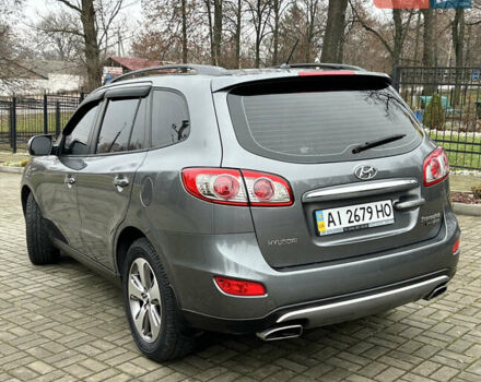 Серый Хендай Санта Фе, объемом двигателя 2.2 л и пробегом 197 тыс. км за 12900 $, фото 4 на Automoto.ua