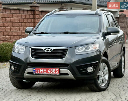 Серый Хендай Санта Фе, объемом двигателя 2.2 л и пробегом 209 тыс. км за 13999 $, фото 5 на Automoto.ua
