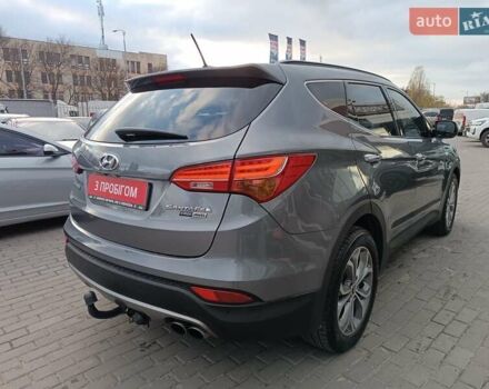 Серый Хендай Санта Фе, объемом двигателя 2.2 л и пробегом 265 тыс. км за 17000 $, фото 7 на Automoto.ua