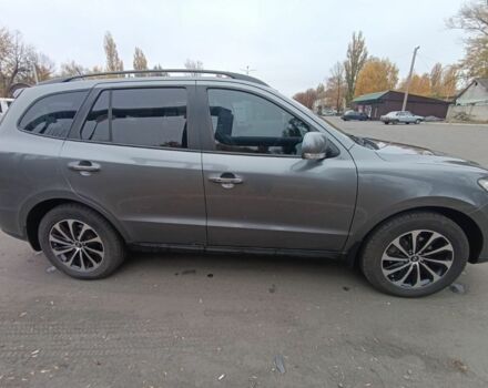 Серый Хендай Санта Фе, объемом двигателя 2.2 л и пробегом 125 тыс. км за 14500 $, фото 3 на Automoto.ua