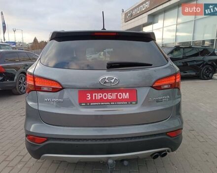 Серый Хендай Санта Фе, объемом двигателя 2.2 л и пробегом 265 тыс. км за 17000 $, фото 6 на Automoto.ua