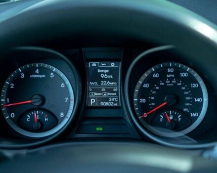 Серый Хендай Санта Фе, объемом двигателя 2.4 л и пробегом 146 тыс. км за 8300 $, фото 14 на Automoto.ua