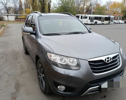 Серый Хендай Санта Фе, объемом двигателя 2.2 л и пробегом 125 тыс. км за 14500 $, фото 1 на Automoto.ua