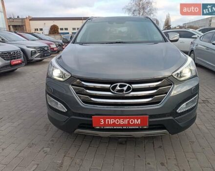 Серый Хендай Санта Фе, объемом двигателя 2.2 л и пробегом 265 тыс. км за 17000 $, фото 2 на Automoto.ua