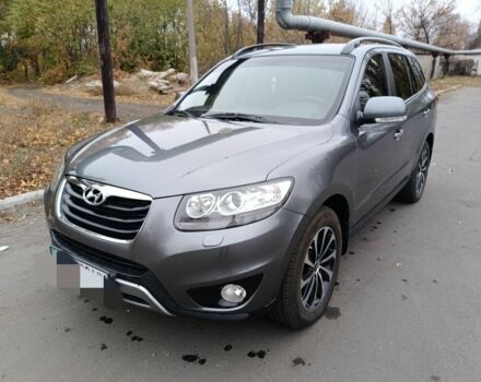 Серый Хендай Санта Фе, объемом двигателя 2.2 л и пробегом 125 тыс. км за 14500 $, фото 6 на Automoto.ua