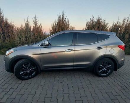 Сірий Хендай Санта Фе, об'ємом двигуна 2 л та пробігом 161 тис. км за 16500 $, фото 4 на Automoto.ua