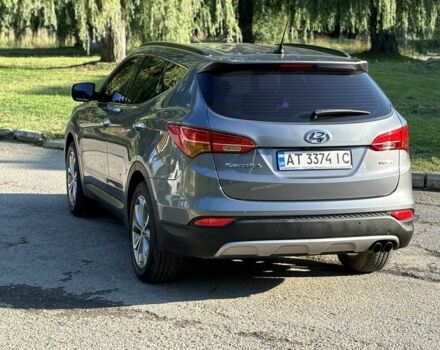 Серый Хендай Санта Фе, объемом двигателя 2 л и пробегом 228 тыс. км за 16400 $, фото 3 на Automoto.ua