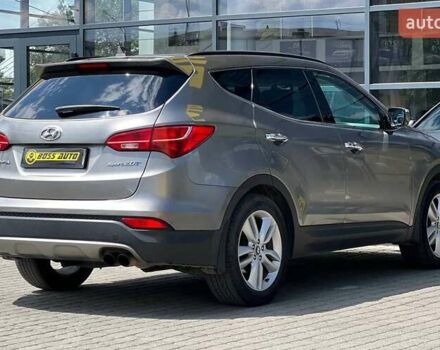Серый Хендай Санта Фе, объемом двигателя 2 л и пробегом 200 тыс. км за 14500 $, фото 5 на Automoto.ua