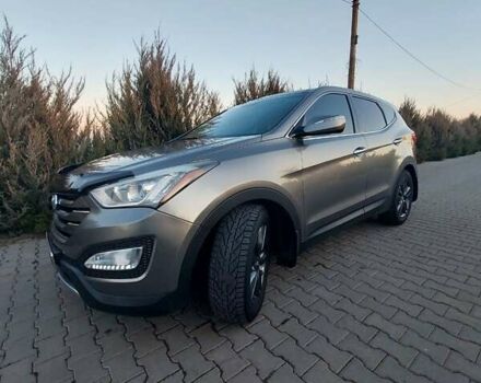 Сірий Хендай Санта Фе, об'ємом двигуна 2 л та пробігом 161 тис. км за 16500 $, фото 3 на Automoto.ua