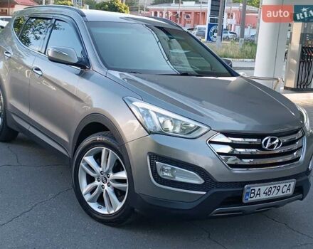Серый Хендай Санта Фе, объемом двигателя 2 л и пробегом 177 тыс. км за 16500 $, фото 5 на Automoto.ua