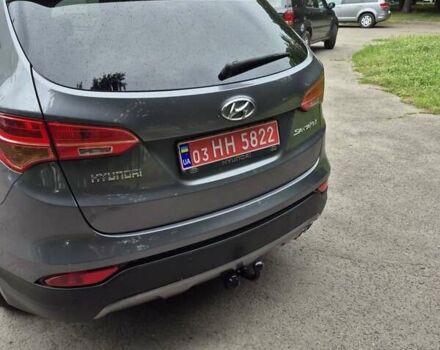 Серый Хендай Санта Фе, объемом двигателя 2.2 л и пробегом 219 тыс. км за 15950 $, фото 1 на Automoto.ua