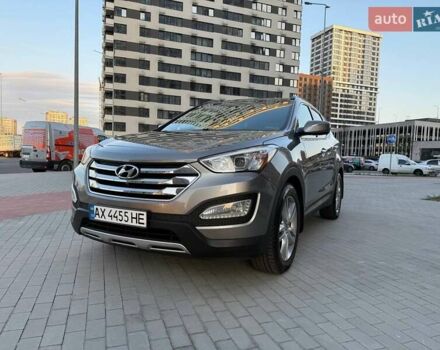 Сірий Хендай Санта Фе, об'ємом двигуна 2 л та пробігом 170 тис. км за 13900 $, фото 2 на Automoto.ua