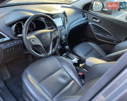 Серый Хендай Санта Фе, объемом двигателя 2.2 л и пробегом 203 тыс. км за 16500 $, фото 8 на Automoto.ua