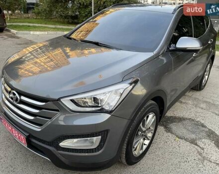 Сірий Хендай Санта Фе, об'ємом двигуна 2 л та пробігом 186 тис. км за 17499 $, фото 11 на Automoto.ua