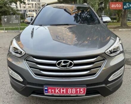 Сірий Хендай Санта Фе, об'ємом двигуна 2 л та пробігом 186 тис. км за 17499 $, фото 6 на Automoto.ua