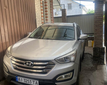 Серый Хендай Санта Фе, объемом двигателя 2.36 л и пробегом 190 тыс. км за 12000 $, фото 2 на Automoto.ua