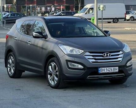 Серый Хендай Санта Фе, объемом двигателя 2.2 л и пробегом 96 тыс. км за 22000 $, фото 1 на Automoto.ua