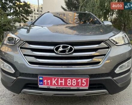 Сірий Хендай Санта Фе, об'ємом двигуна 2 л та пробігом 186 тис. км за 17499 $, фото 22 на Automoto.ua