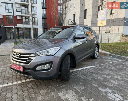 Серый Хендай Санта Фе, объемом двигателя 2.2 л и пробегом 188 тыс. км за 17899 $, фото 1 на Automoto.ua