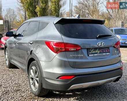 Серый Хендай Санта Фе, объемом двигателя 2 л и пробегом 129 тыс. км за 19000 $, фото 6 на Automoto.ua